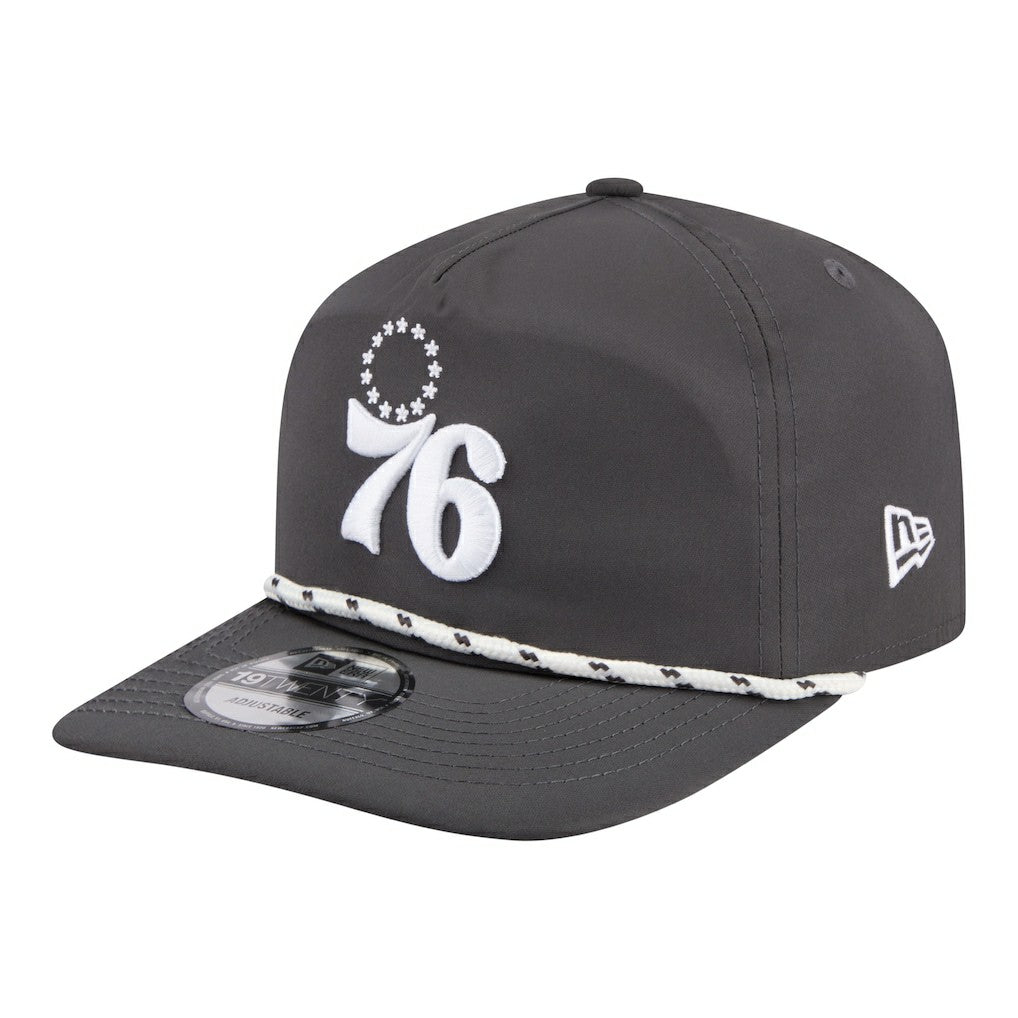 Philadelphia 76ers Tonal Rope 19TWENTY Adjustable Hat - Graphite discount