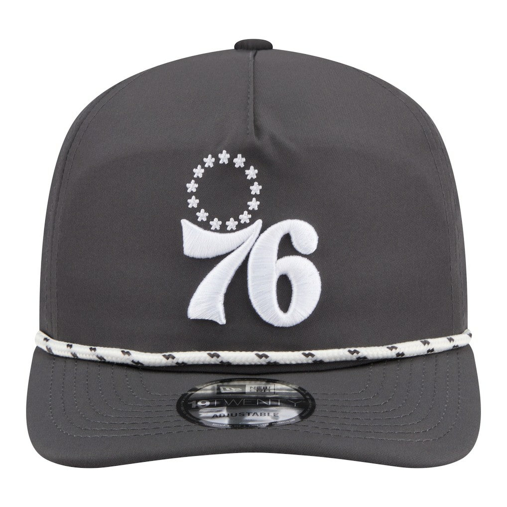 Philadelphia 76ers Tonal Rope 19TWENTY Adjustable Hat - Graphite discount