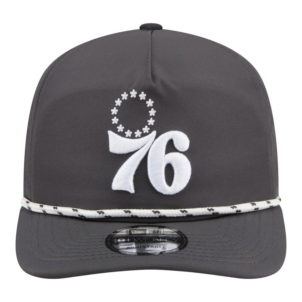 Philadelphia 76ers Tonal Rope 19TWENTY Adjustable Hat - Graphite discount