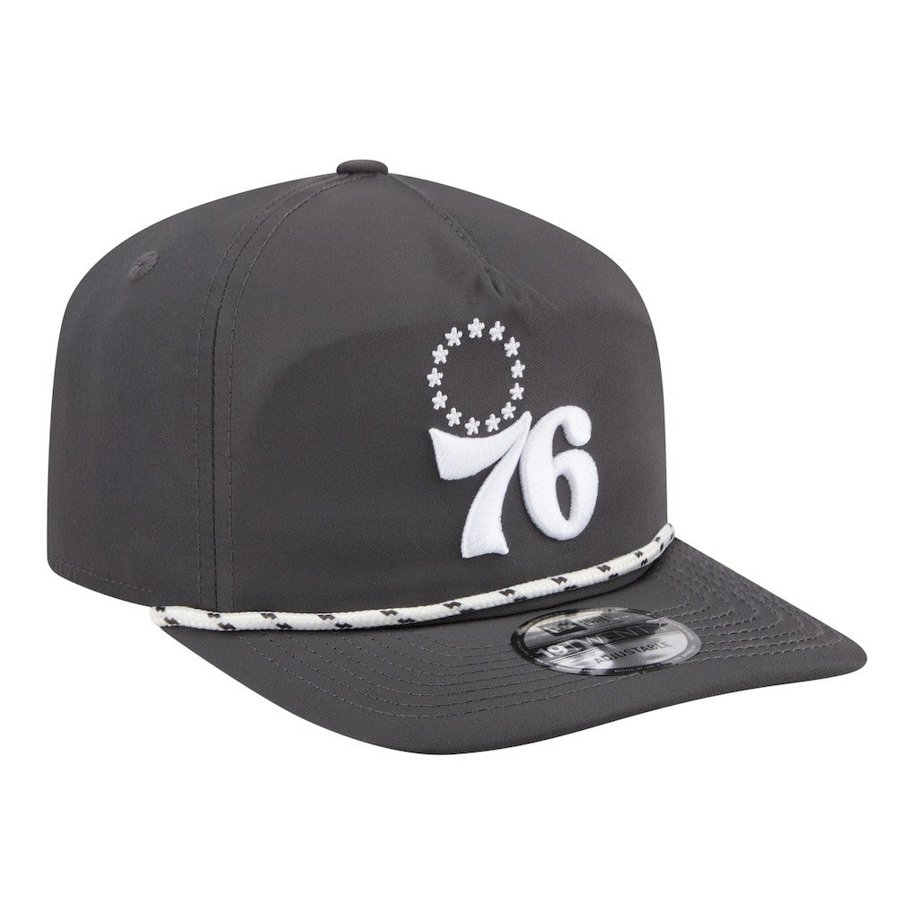 Philadelphia 76ers Tonal Rope 19TWENTY Adjustable Hat - Graphite discount