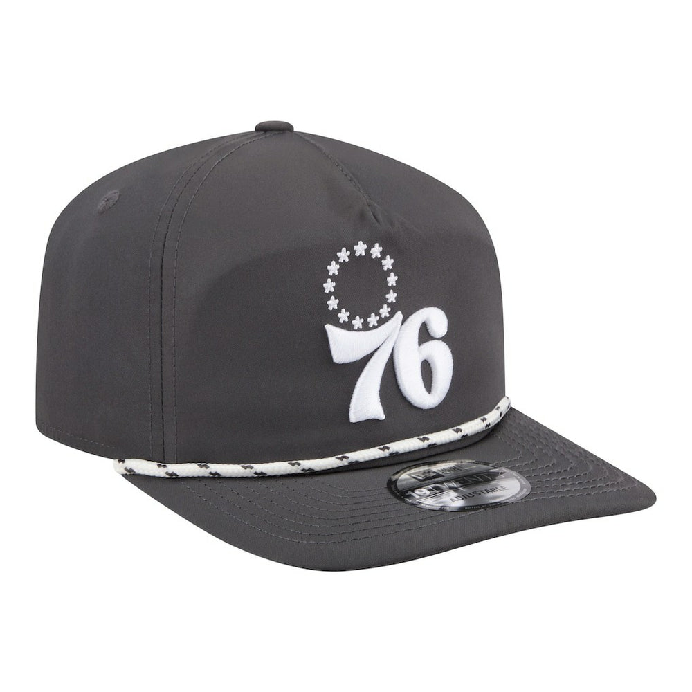 Philadelphia 76ers Tonal Rope 19TWENTY Adjustable Hat - Graphite discount