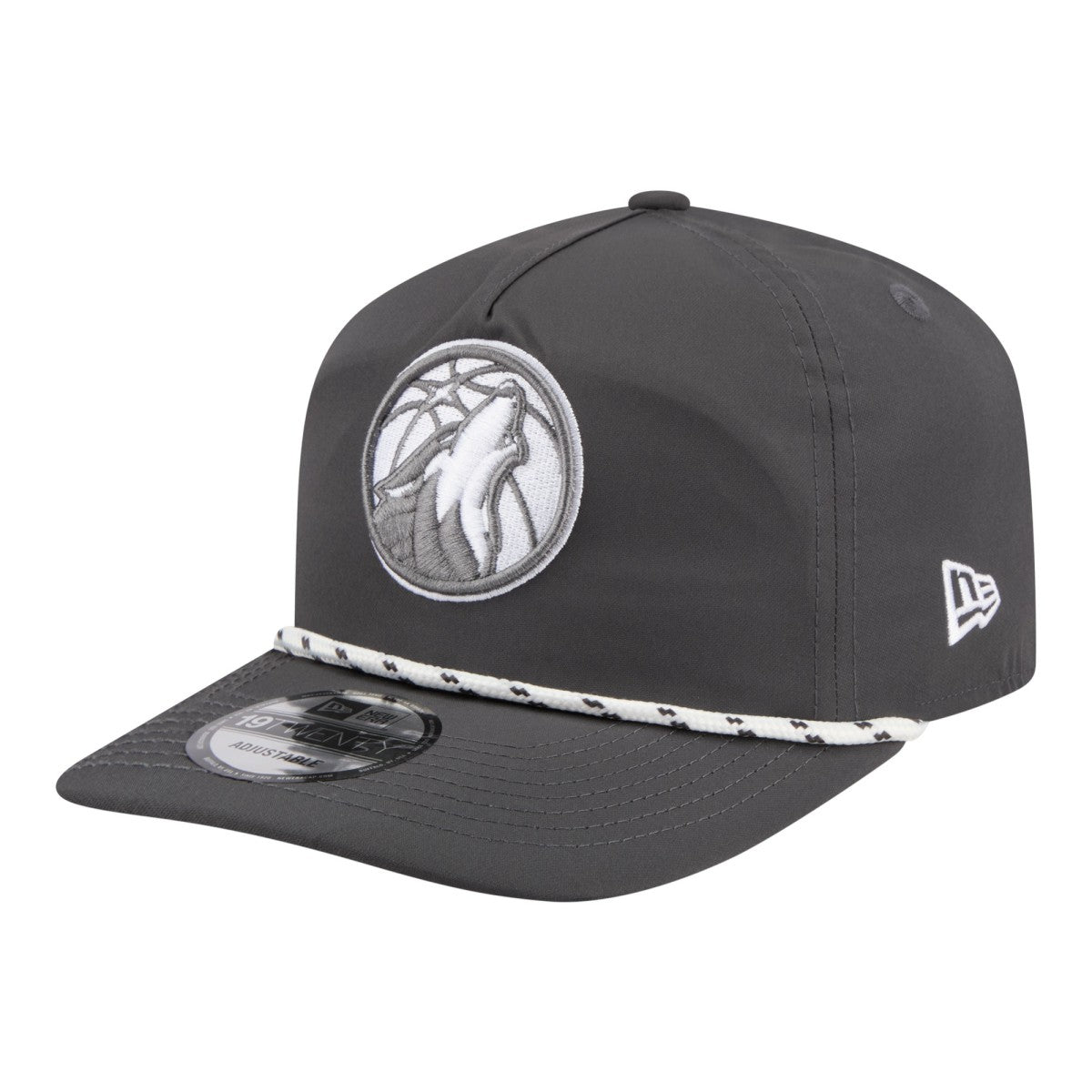 Minnesota Timberwolves Tonal Rope 19TWENTY Adjustable Hat - Graphite for sale