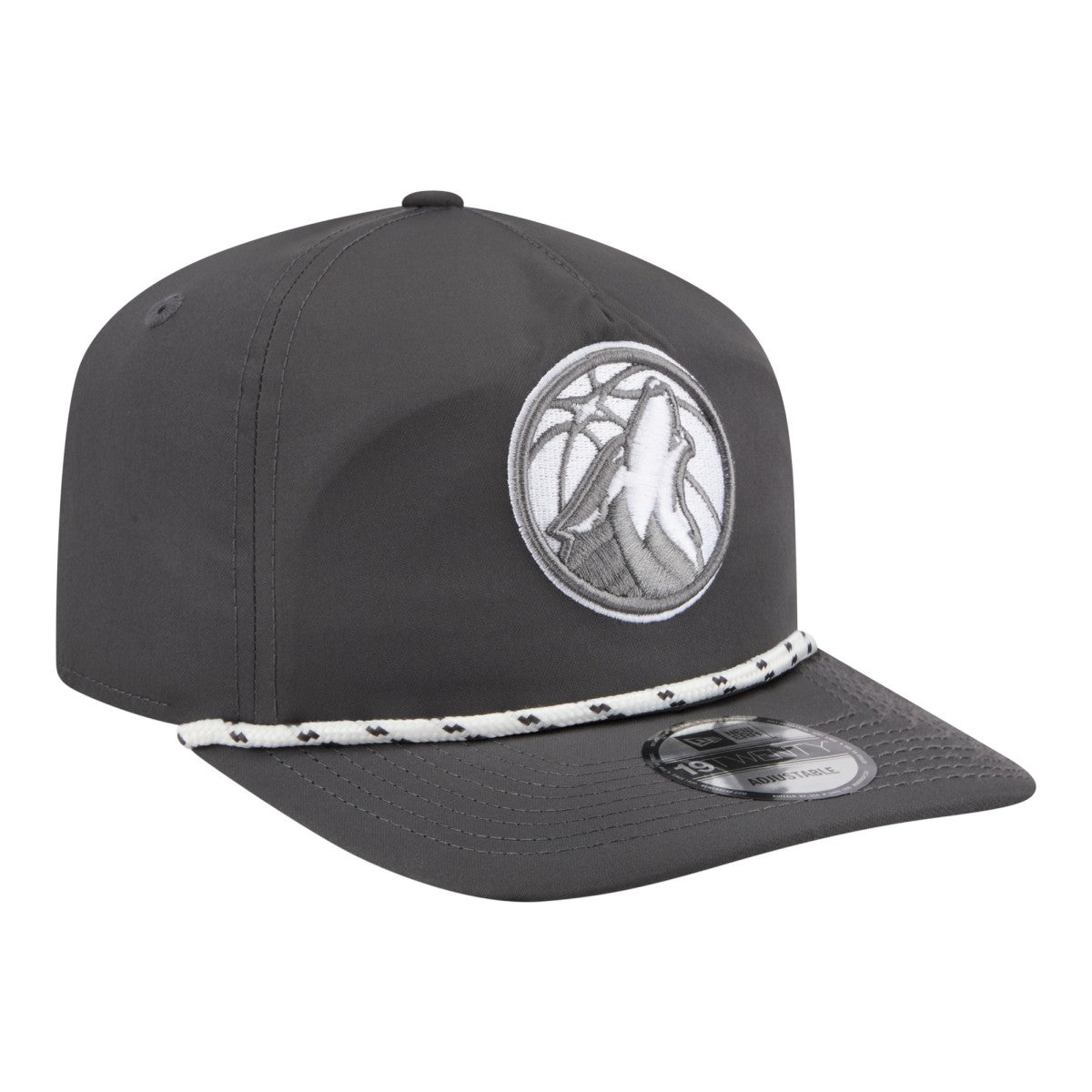 Minnesota Timberwolves Tonal Rope 19TWENTY Adjustable Hat - Graphite for sale
