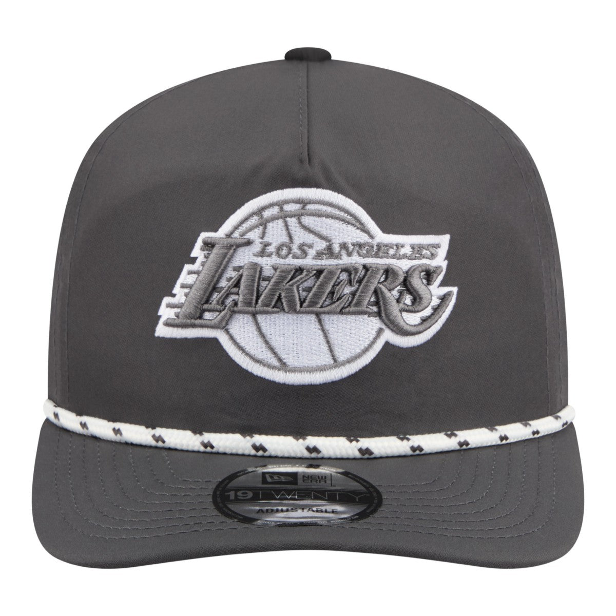 Los Angeles Lakers Tonal Rope 19TWENTY Adjustable Hat - Graphite on sale