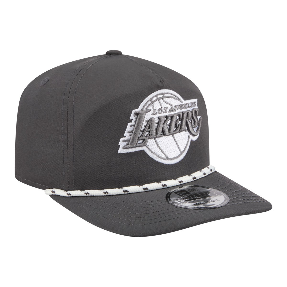 Los Angeles Lakers Tonal Rope 19TWENTY Adjustable Hat - Graphite on sale