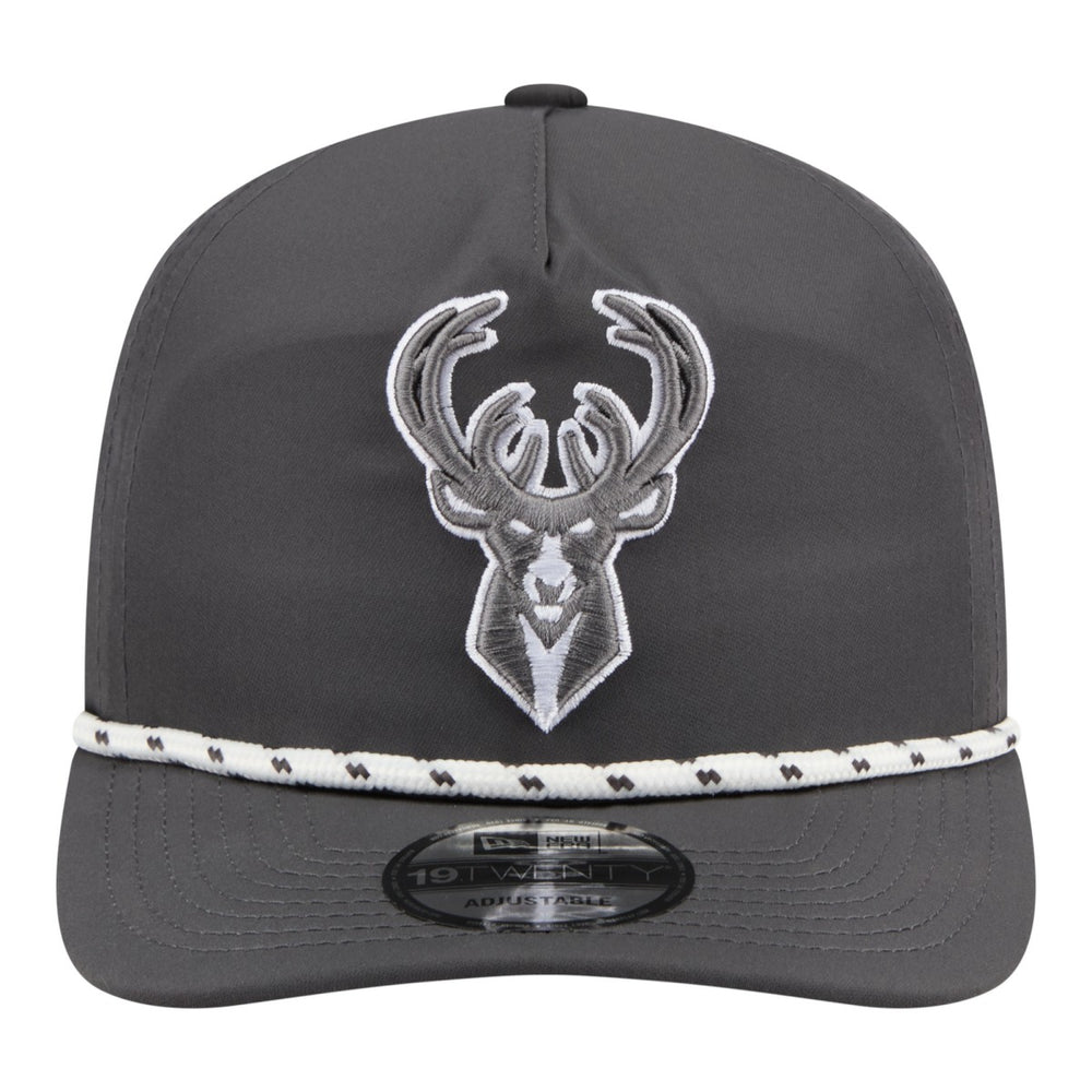 Milwaukee Bucks Tonal Rope 19TWENTY Adjustable Hat - Graphite on sale
