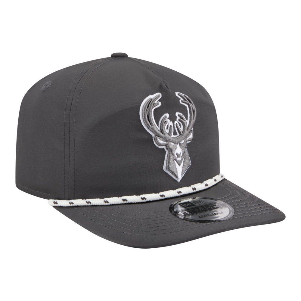 Milwaukee Bucks Tonal Rope 19TWENTY Adjustable Hat - Graphite on sale