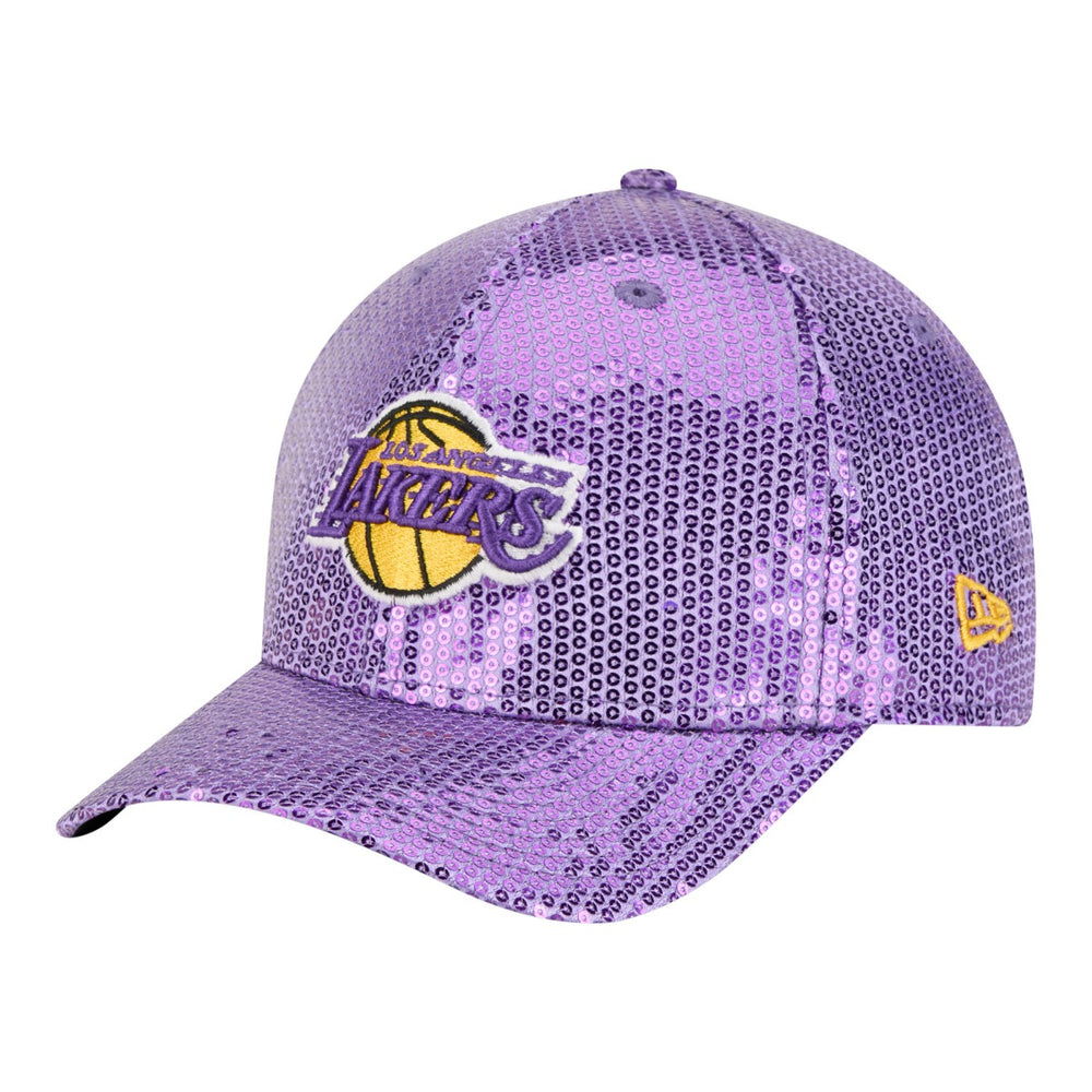 Los Angeles Lakers Women's Sequin M-Crown 9FORTY Adjustable Hat - Purple online