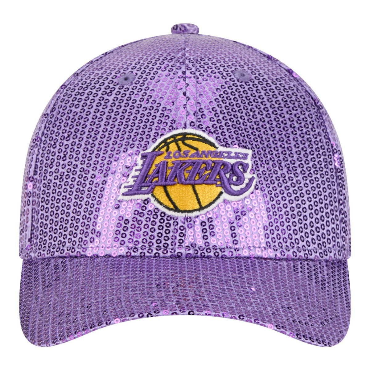 Los Angeles Lakers Women's Sequin M-Crown 9FORTY Adjustable Hat - Purple online