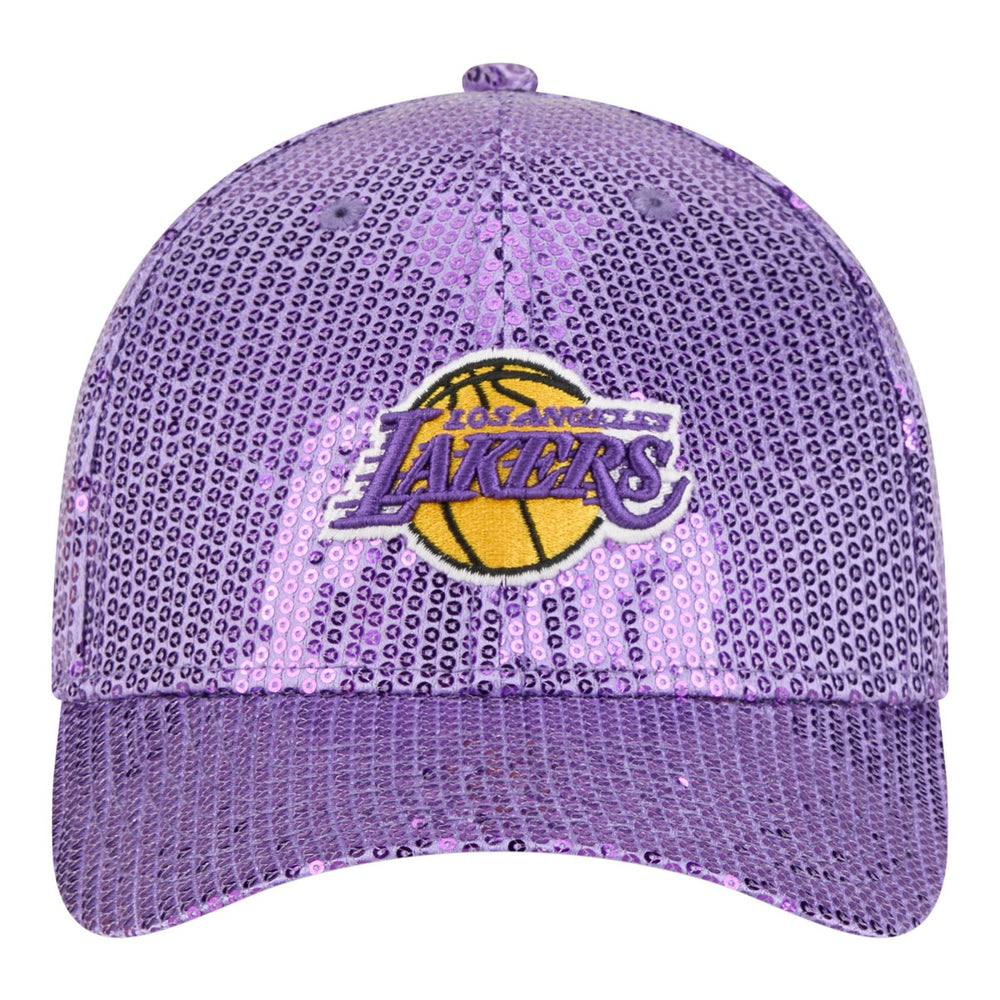 Los Angeles Lakers Women's Sequin M-Crown 9FORTY Adjustable Hat - Purple online