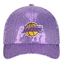 Los Angeles Lakers Women's Sequin M-Crown 9FORTY Adjustable Hat - Purple online