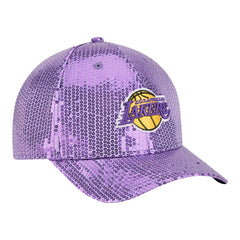 Los Angeles Lakers Women's Sequin M-Crown 9FORTY Adjustable Hat - Purple online