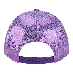 Los Angeles Lakers Women's Sequin M-Crown 9FORTY Adjustable Hat - Purple online