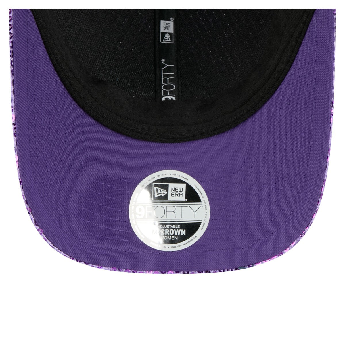 Los Angeles Lakers Women's Sequin M-Crown 9FORTY Adjustable Hat - Purple online