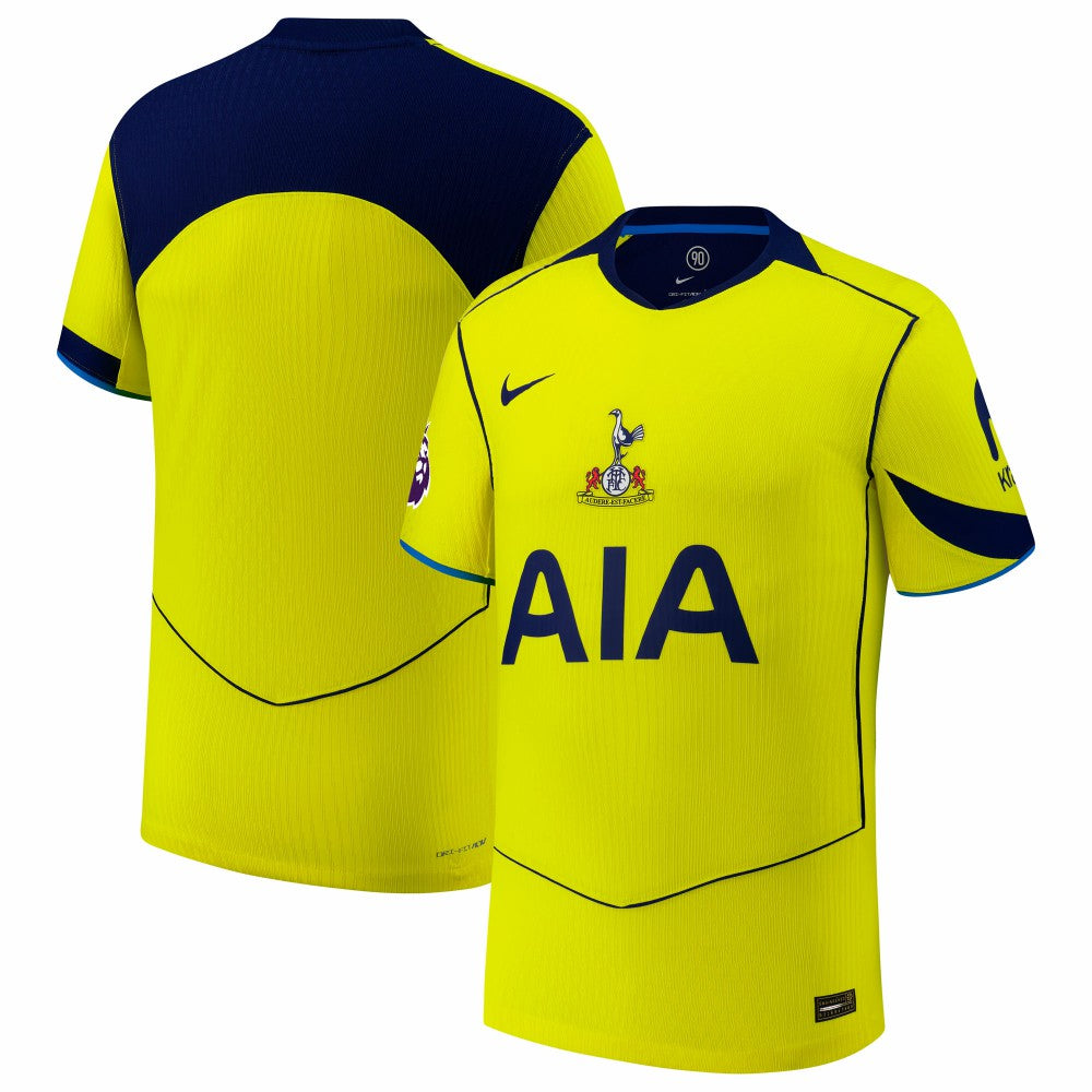 Tottenham Hotspur 2025/26 Third Jersey with Patch - Yellow shop