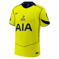 Tottenham Hotspur 2025/26 Third Jersey with Patch - Yellow shop
