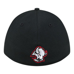 Buffalo Sabres New Era Oversized Logo M-Crown Flex 39THIRTY Hat - Black Hats