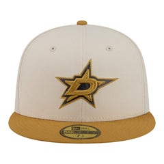 Dallas Stars New Era Colorpack Two-Tone 59FIFTY Fitted Hat - Cream/Tan Hats