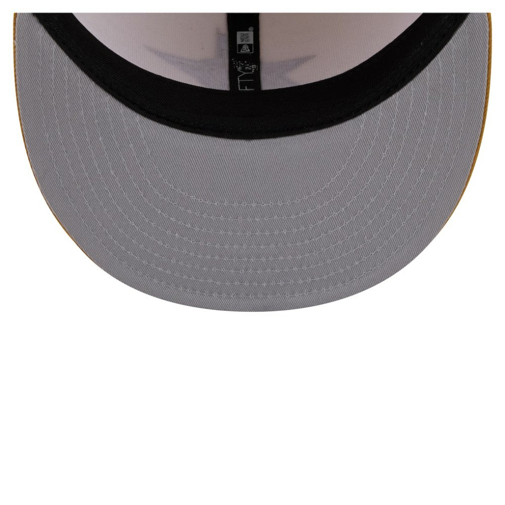 Dallas Stars New Era Colorpack Two-Tone 59FIFTY Fitted Hat - Cream/Tan Hats
