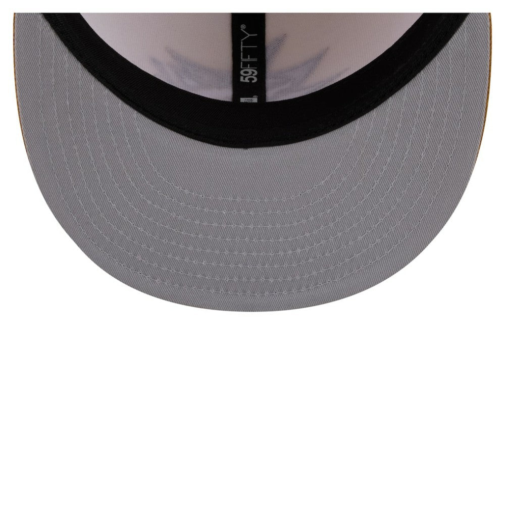 San Jose Sharks New Era Colorpack Two-Tone 59FIFTY Fitted Hat - Cream/Tan Hats