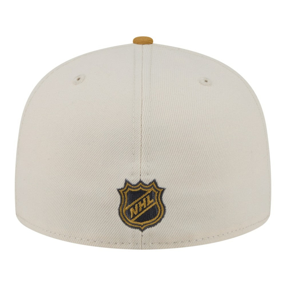 Toronto Maple Leafs New Era Colorpack Two-Tone 59FIFTY Fitted Hat - Cream/Tan Hats