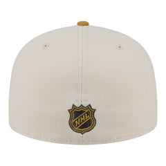 Toronto Maple Leafs New Era Colorpack Two-Tone 59FIFTY Fitted Hat - Cream/Tan Hats