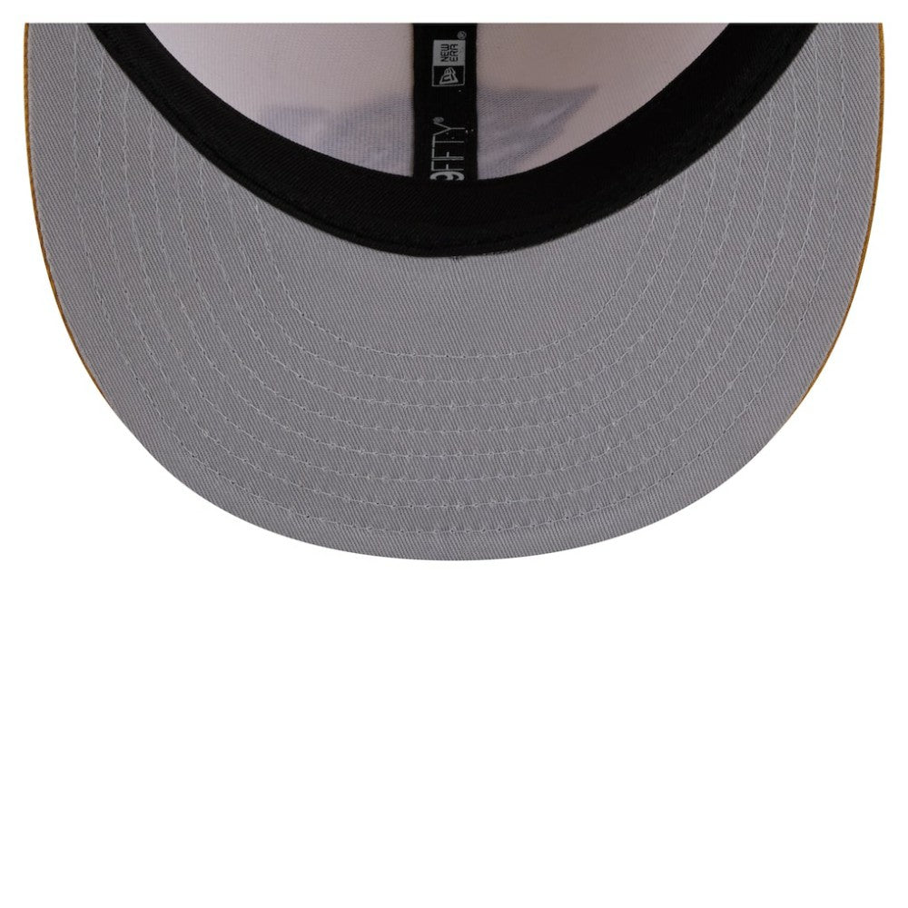 Utah Mammoth New Era Colorpack Two-Tone 59FIFTY Fitted Hat - Cream/Tan Hats