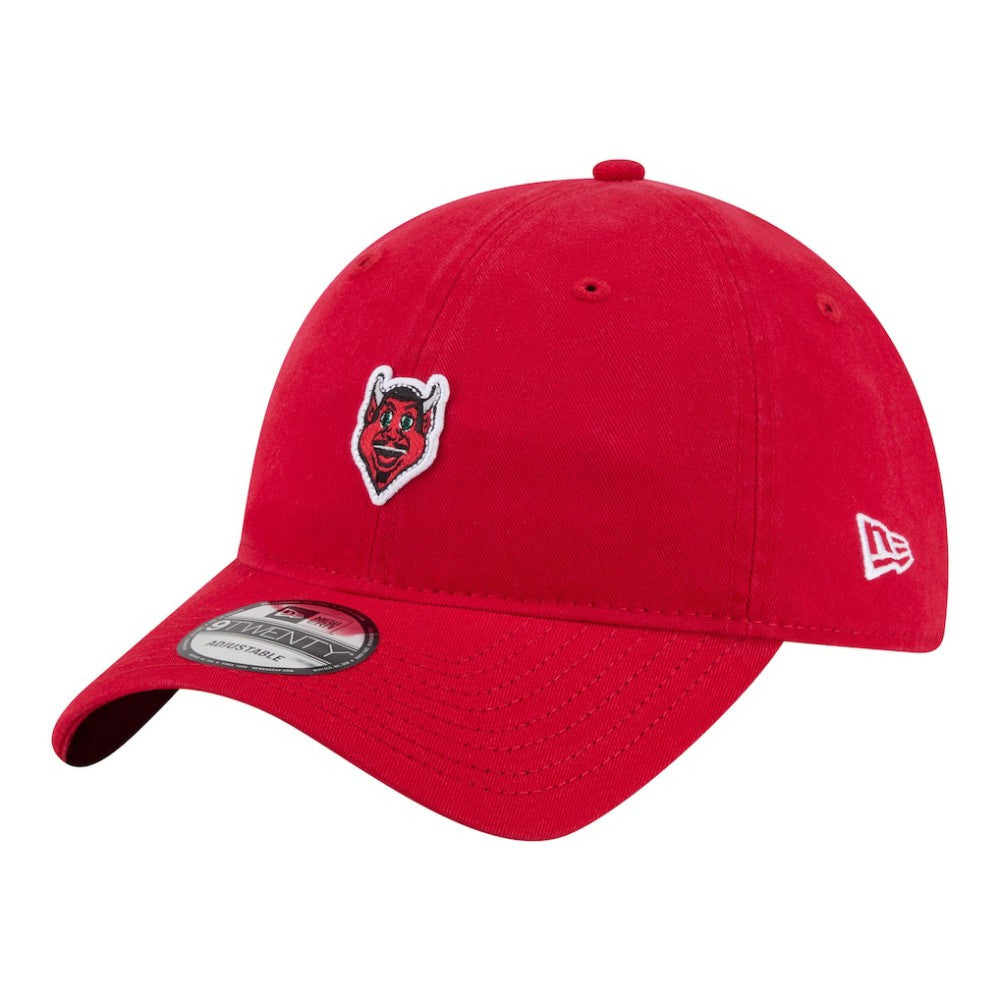 New Jersey Devils New Era Unisex Mascot Patch 9TWENTY Adjustable Hat - Red Jerseys