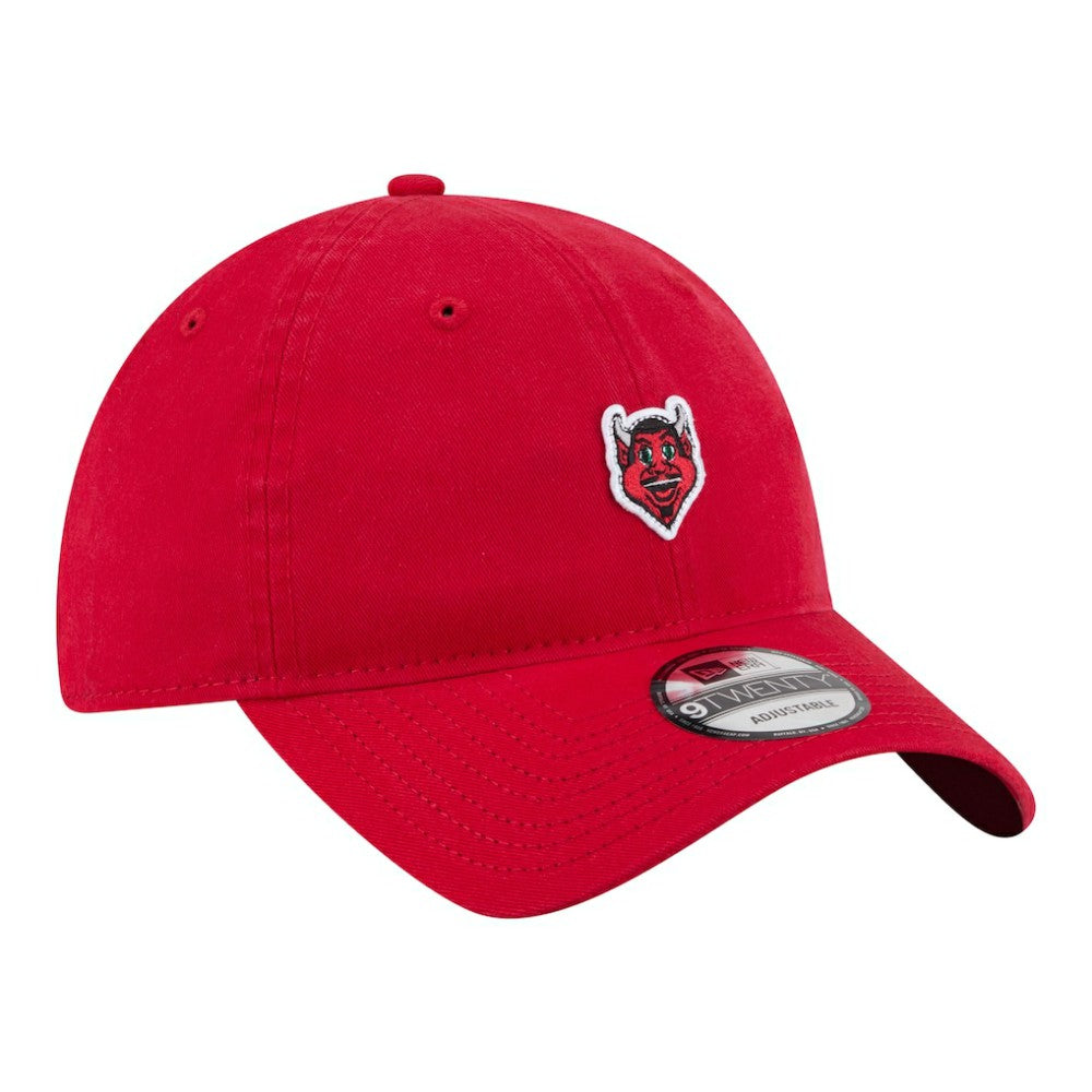 New Jersey Devils New Era Unisex Mascot Patch 9TWENTY Adjustable Hat - Red Jerseys