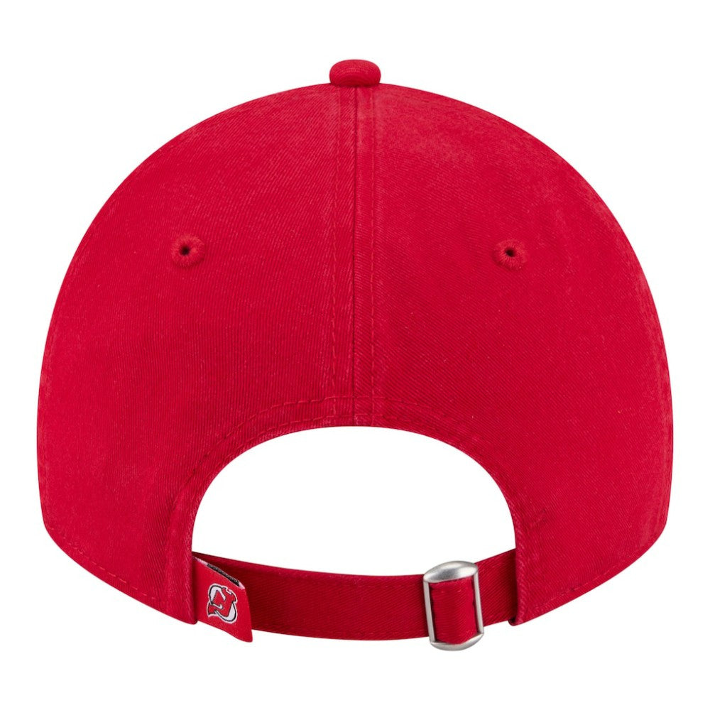 New Jersey Devils New Era Unisex Mascot Patch 9TWENTY Adjustable Hat - Red Jerseys