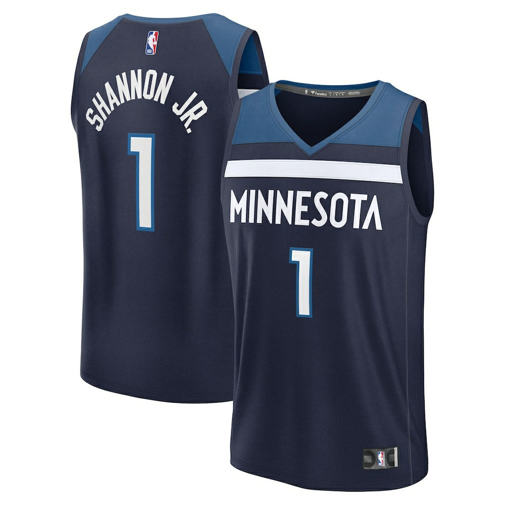 Terrence Shannon Jr. Minnesota Timberwolves Fast Break Replica Jersey - Navy - Icon Edition on sale