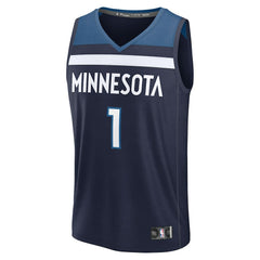 Terrence Shannon Jr. Minnesota Timberwolves Fast Break Replica Jersey - Navy - Icon Edition on sale