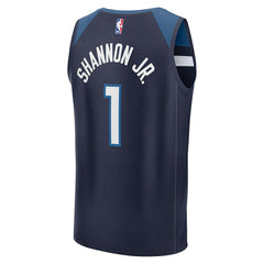 Terrence Shannon Jr. Minnesota Timberwolves Fast Break Replica Jersey - Navy - Icon Edition on sale