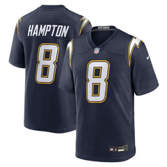 Omarion Hampton Los Angeles Chargers Alternate Super Chargers Game Player Jersey - Navy discount
