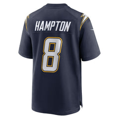 Omarion Hampton Los Angeles Chargers Alternate Super Chargers Game Player Jersey - Navy discount