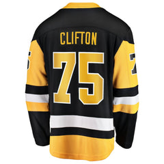 Connor Clifton Pittsburgh Penguins Fanatics Home Breakaway Jersey - Black Jerseys