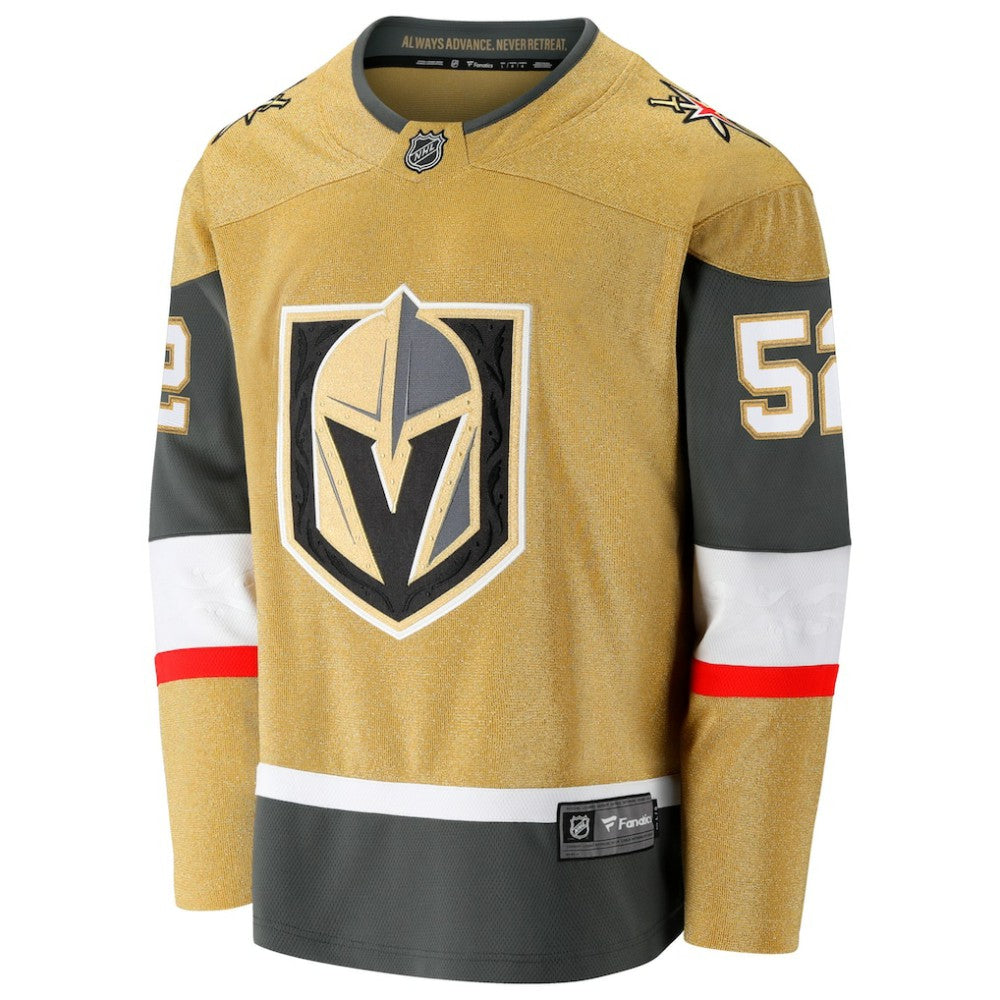 Dylan Coghlan Vegas Golden Knights Fanatics Home Breakaway Jersey - Gold Jerseys