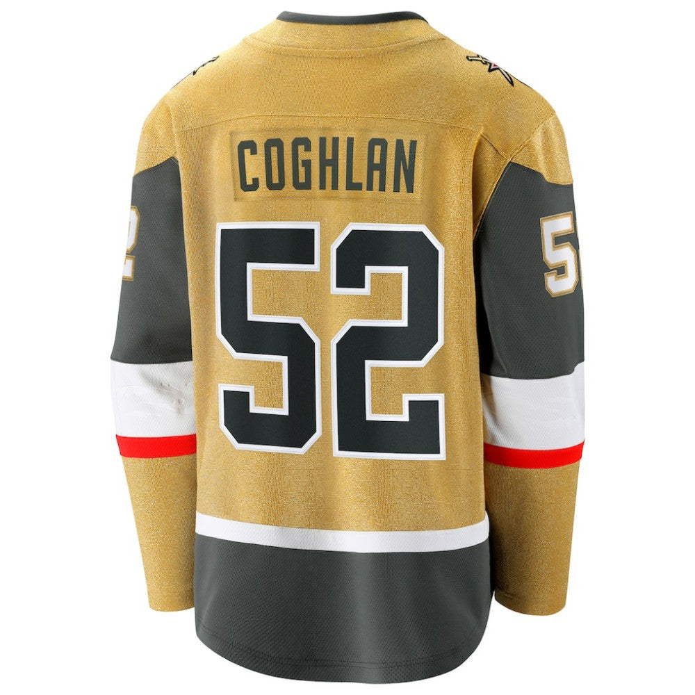 Dylan Coghlan Vegas Golden Knights Fanatics Home Breakaway Jersey - Gold Jerseys