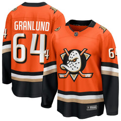 Mikael Granlund Anaheim Ducks Fanatics Home Breakaway Jersey - Orange Jerseys
