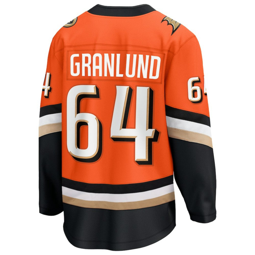 Mikael Granlund Anaheim Ducks Fanatics Home Breakaway Jersey - Orange Jerseys