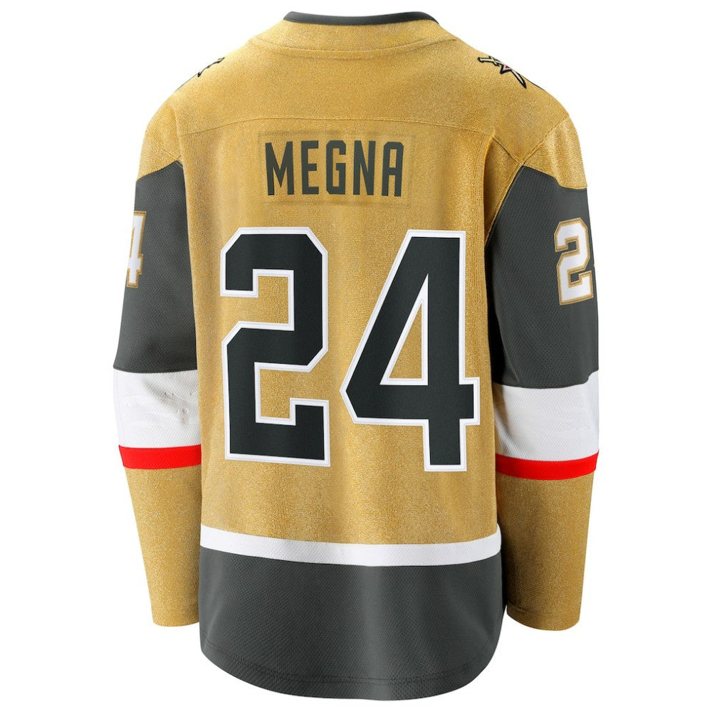 Jaycob Megna Vegas Golden Knights Fanatics Home Breakaway Jersey - Gold Jerseys