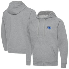 Orlando Magic Antigua New Logo Victory Full-Zip Hooded Sweatshirt - Heather Gray discount
