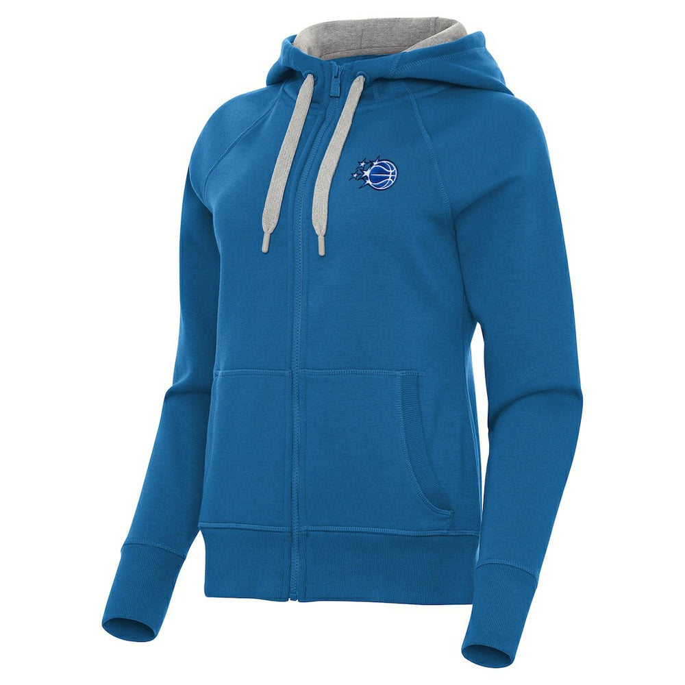 Orlando Magic Antigua Women's New Logo Victory Full-Zip Hooded Sweatshirt - Blue cheap