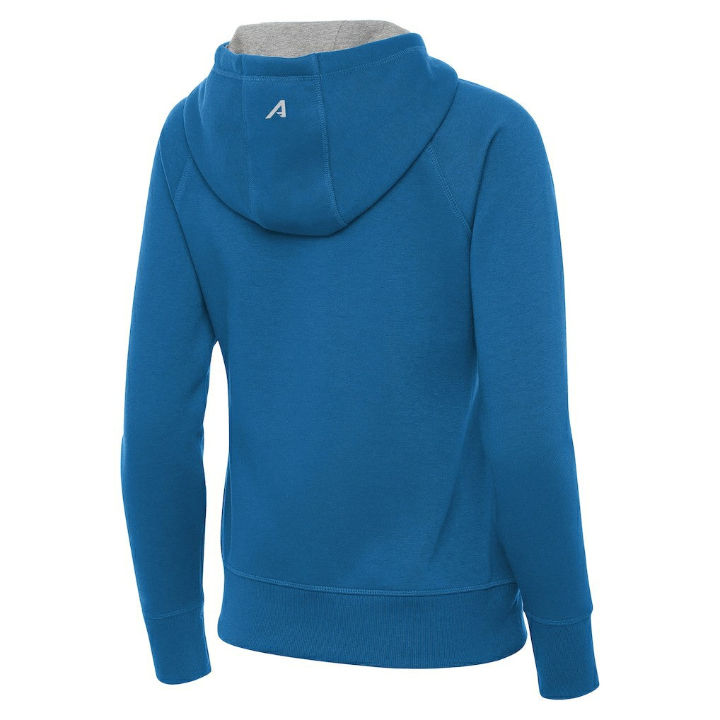 Orlando Magic Antigua Women's New Logo Victory Full-Zip Hooded Sweatshirt - Blue cheap