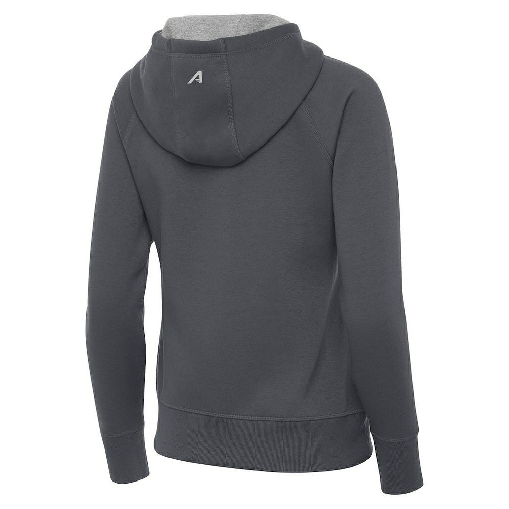 Orlando Magic Antigua Women's New Logo Victory Full-Zip Hooded Sweatshirt - Charcoal for sale