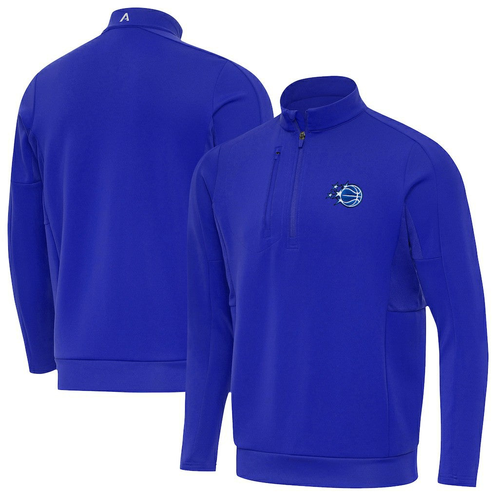 Orlando Magic Antigua New Logo Generation Quarter-Zip Pullover Top - Royal discount