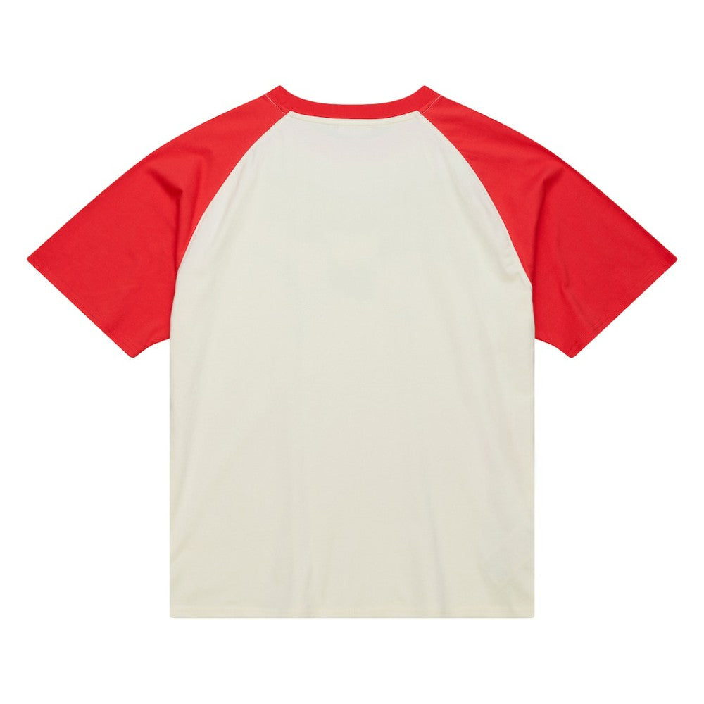 Boston Red Sox Women's Boyfriend Raglan T-Shirt Cream