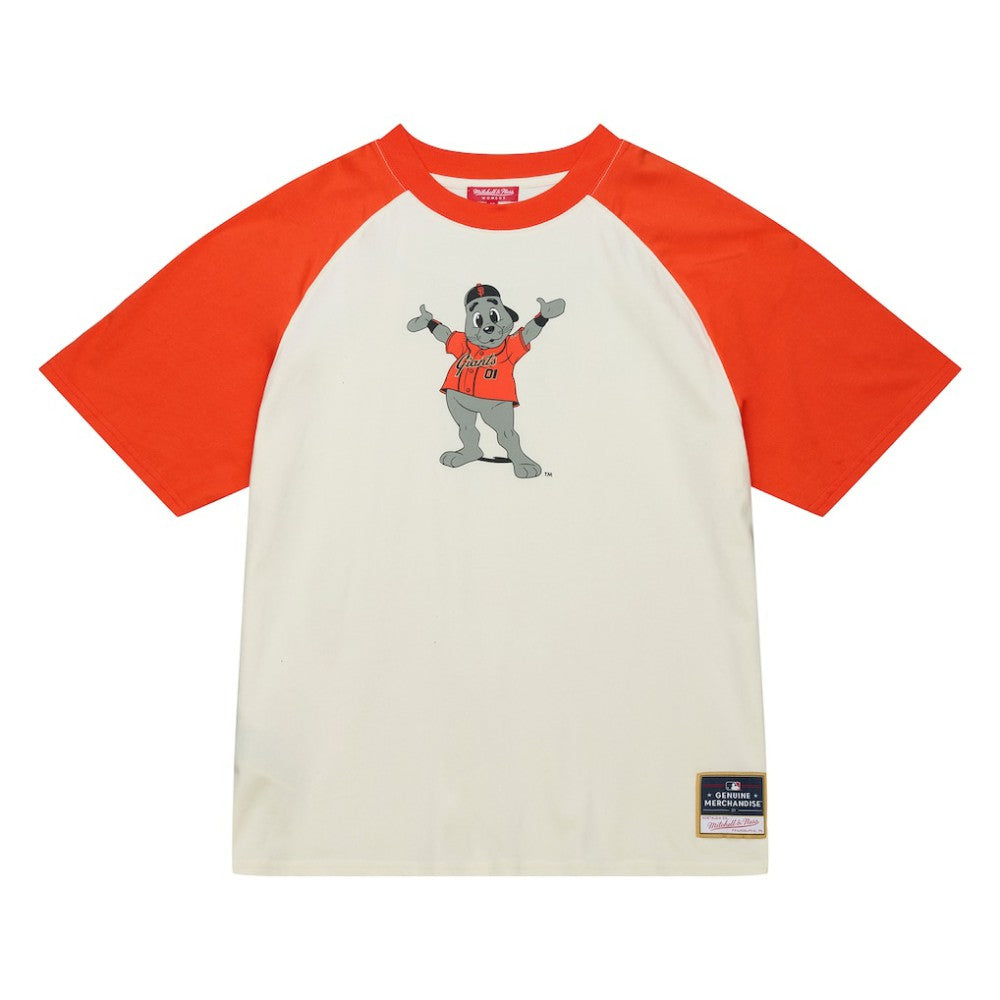 San Francisco Giants Women's Boyfriend Raglan T-Shirt Cream
