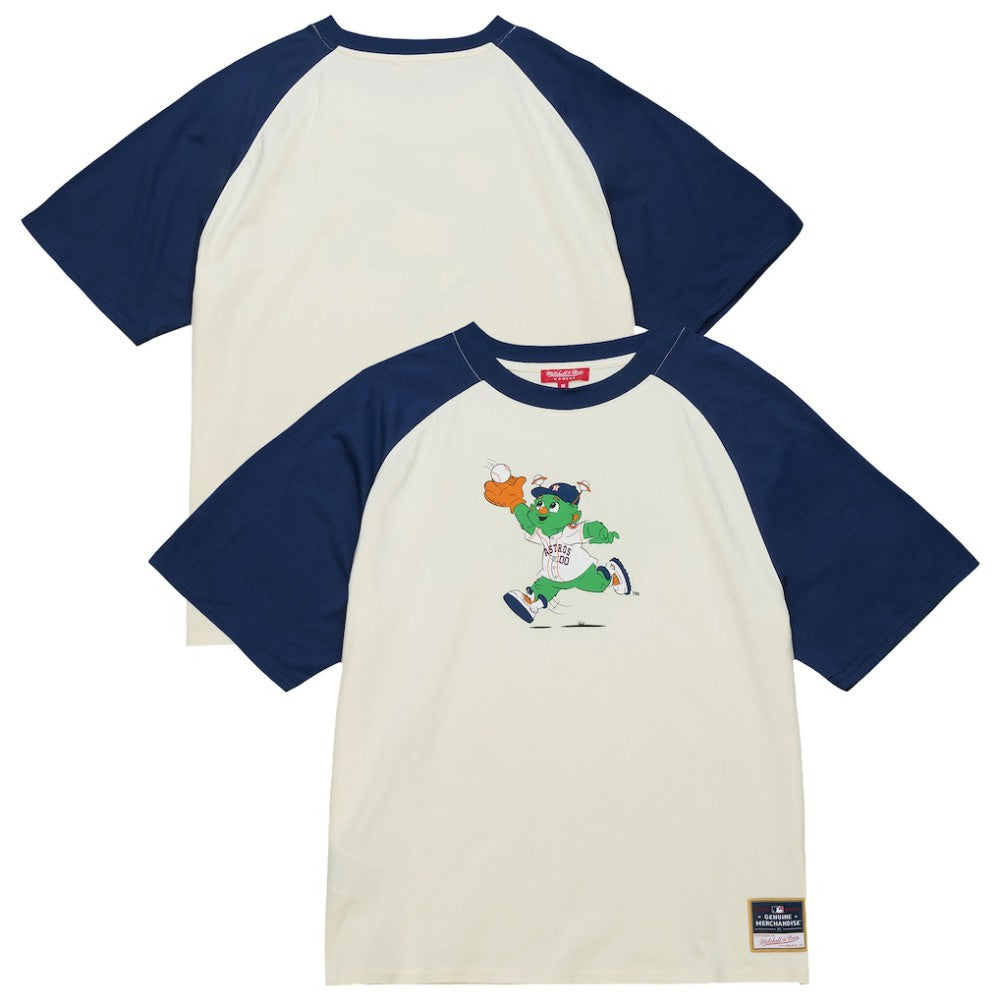 Houston Astros Women's Boyfriend Raglan T-Shirt Cream
