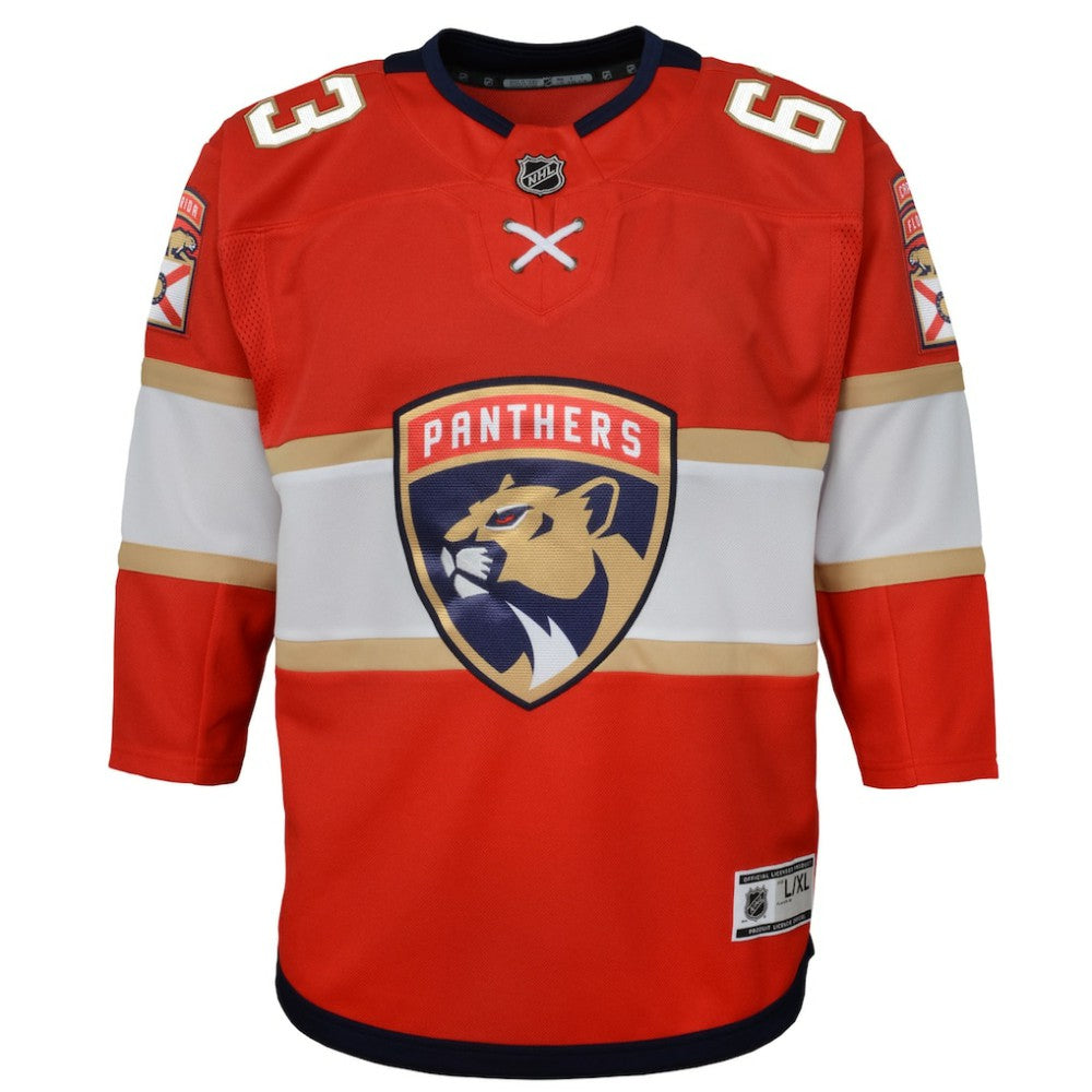 Brad Marchand Florida Panthers Outerstuff Youth Premier Player Jersey - Red Jerseys